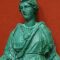 Statuia reprezentând-o pe Zeița Minerva.